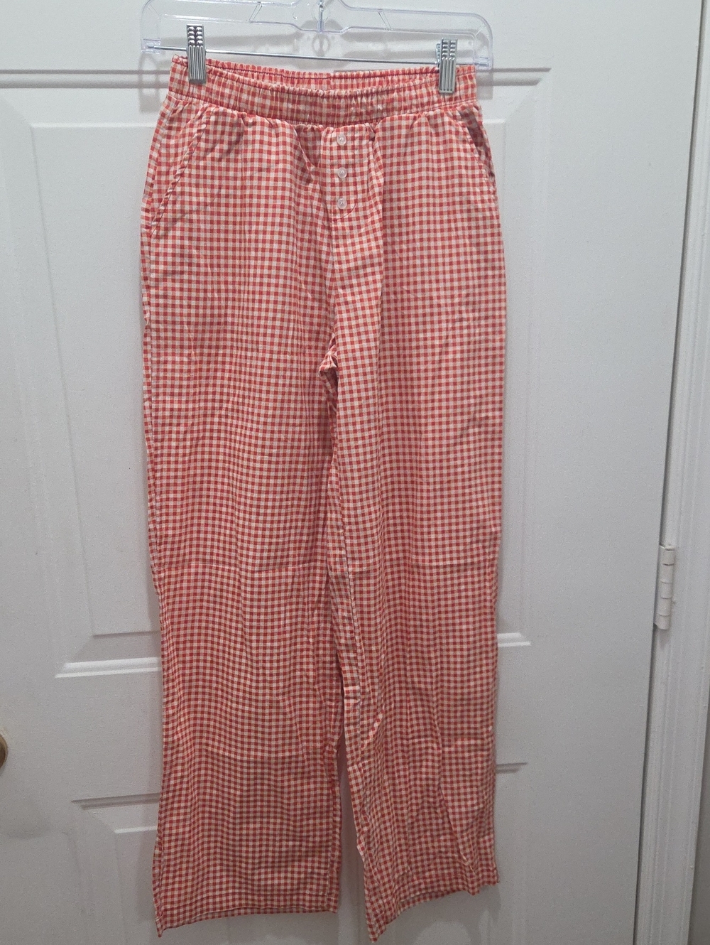 LA Glow Gingham Check Lounge/Casual Pants S
